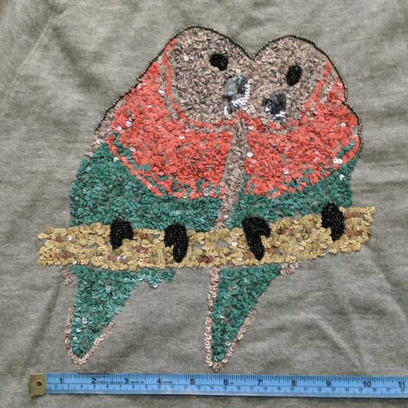 Sequin Bird Sweatshirt - Picture 3 of 6